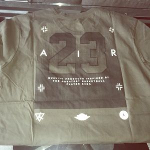 Jordan army green shirt